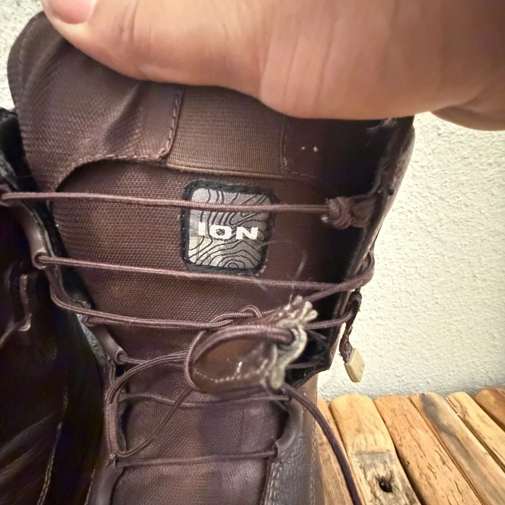 Burton ION Snowboard Boots Mens 10.5 SuperEZ Speed Lace Brown Winter